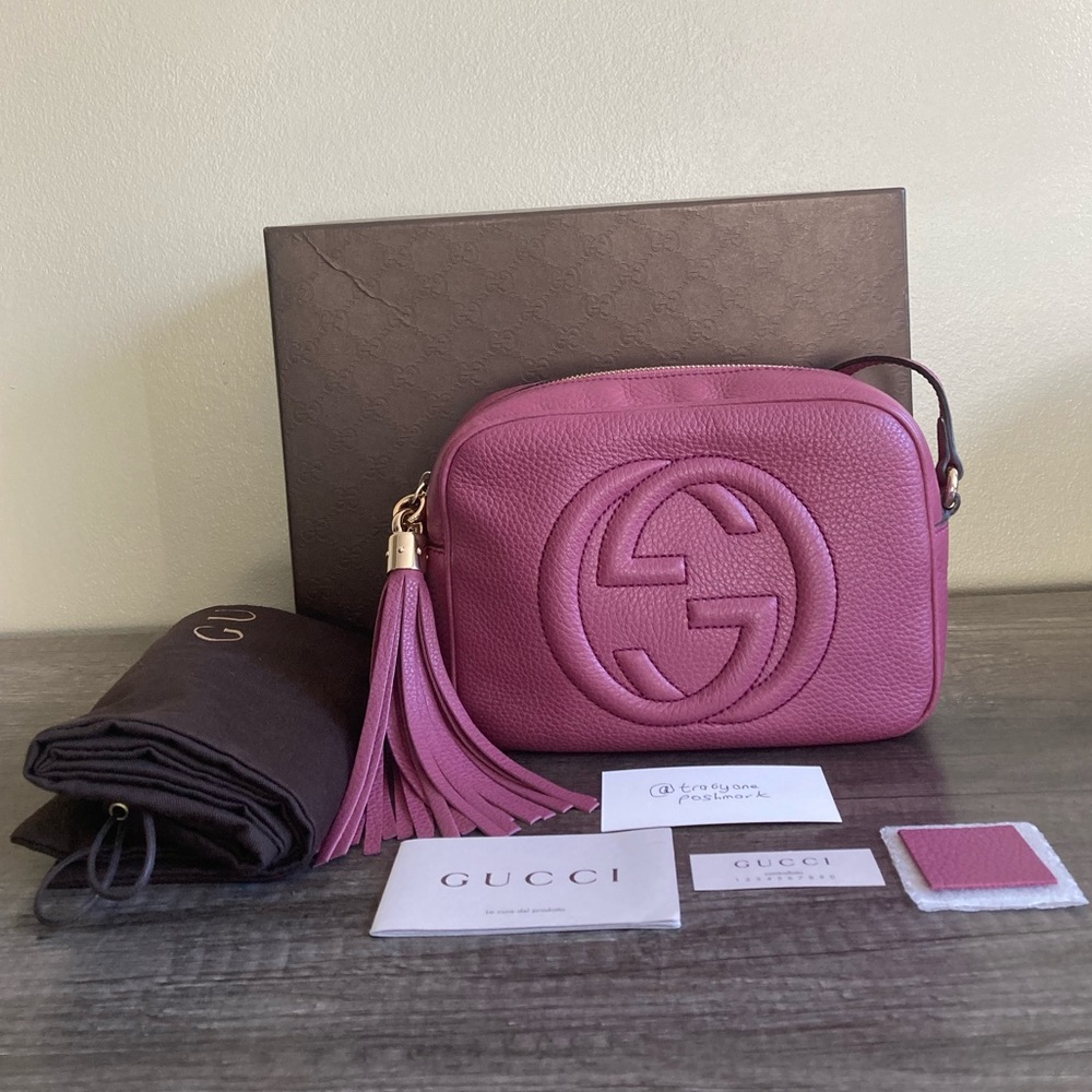 ‼️SOLD‼️ Gucci Soho Disco Bag Peonia Flower